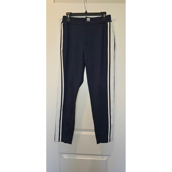Wilson Other - Wilson Sport Professionals Navy Blue Side Stripe Track‎ Pants Mens Size Medium